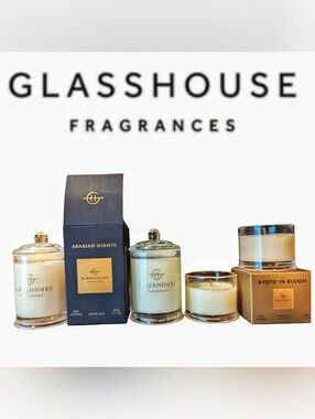 Glasshouse fragrances Candles Lot